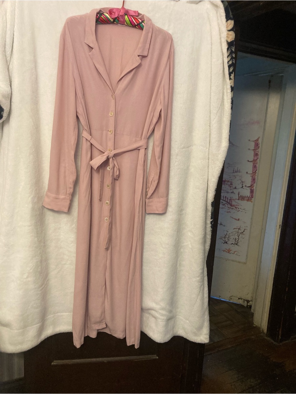 ARITZIA Wilfred Blush Maxi Skirt Dress (L)